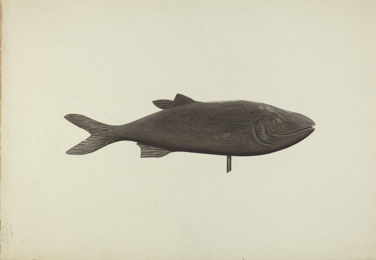 Girouette en forme de Poisson, vers 1939 - Michael Riccitelli