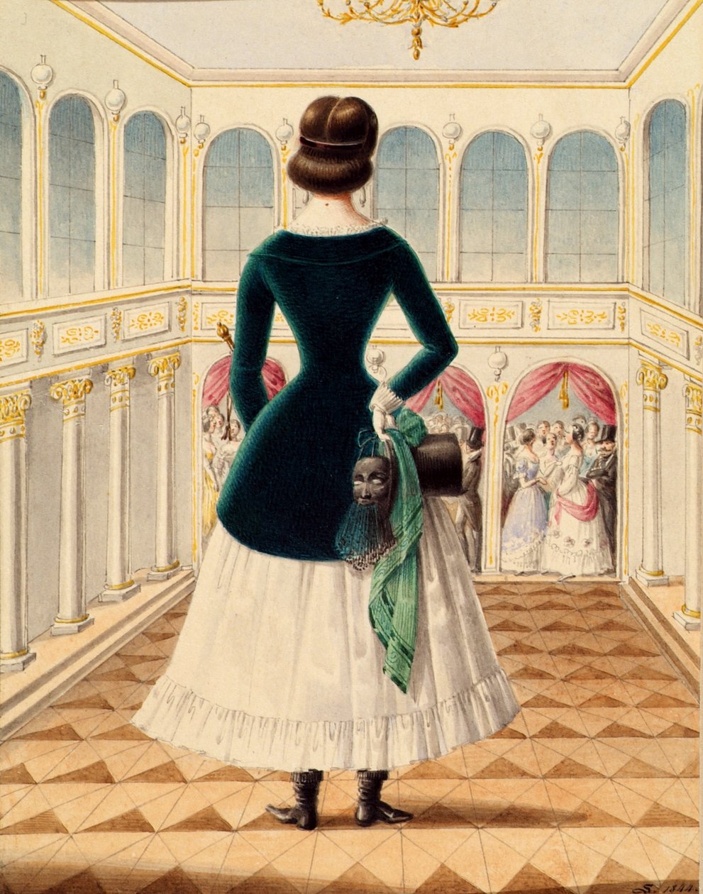 Bal masqué dans la salle de danse du Café Sperl - Michael Stohl