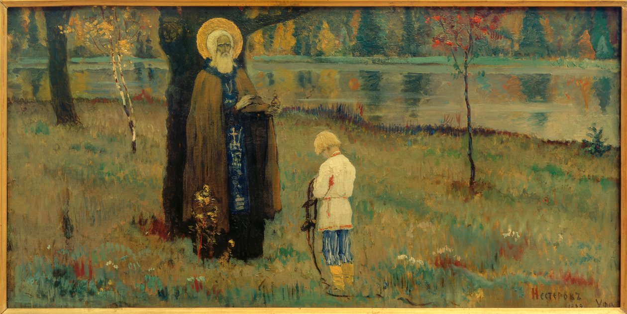 Vision du garçon Bartholomé - Michail Wassiljewitsch Nesterow