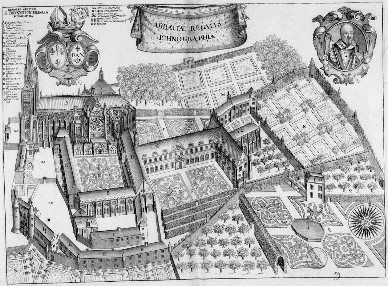 Planche gravée du 17ème siècle représentant l