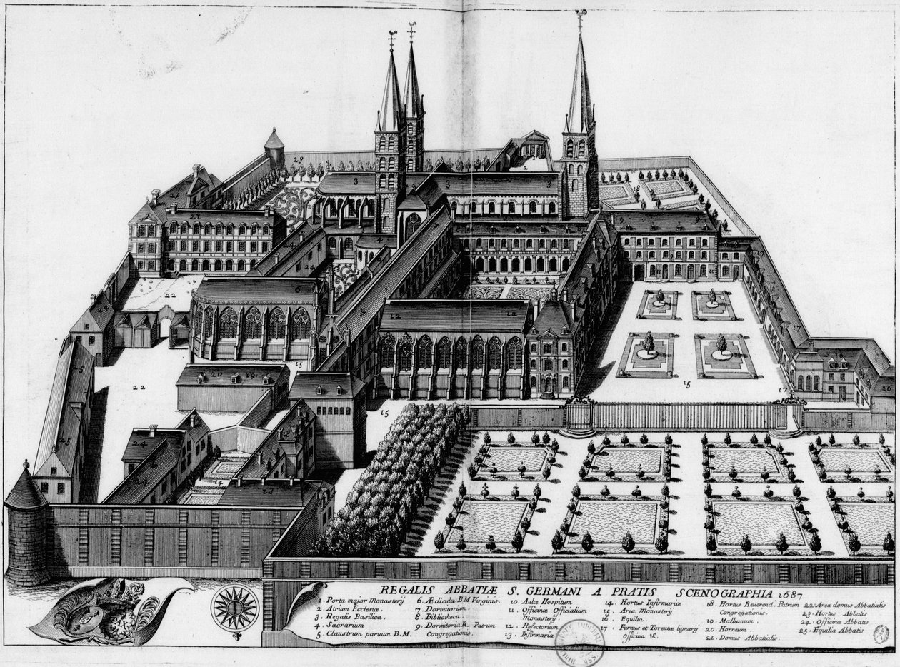 Planche de 1687, montrant l