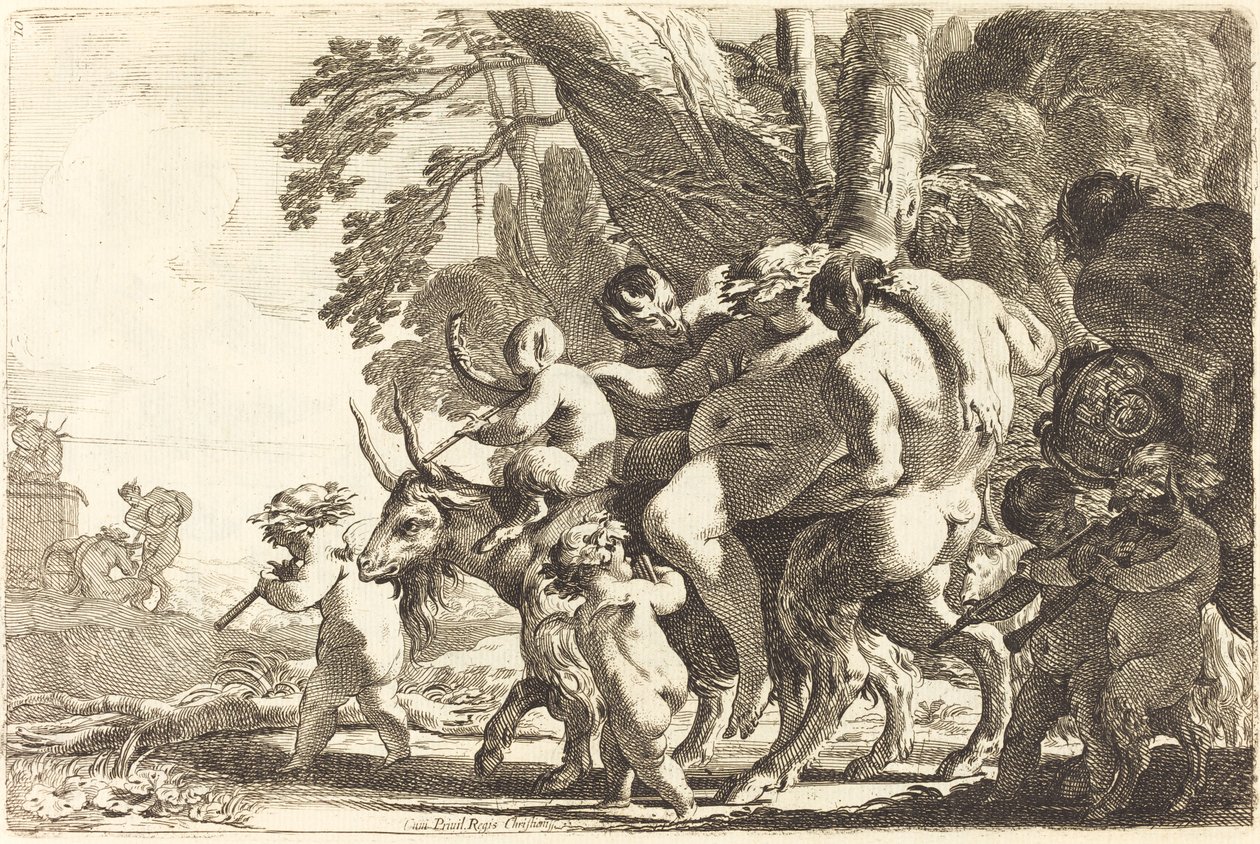 Silenus ivre - Michel Dorigny