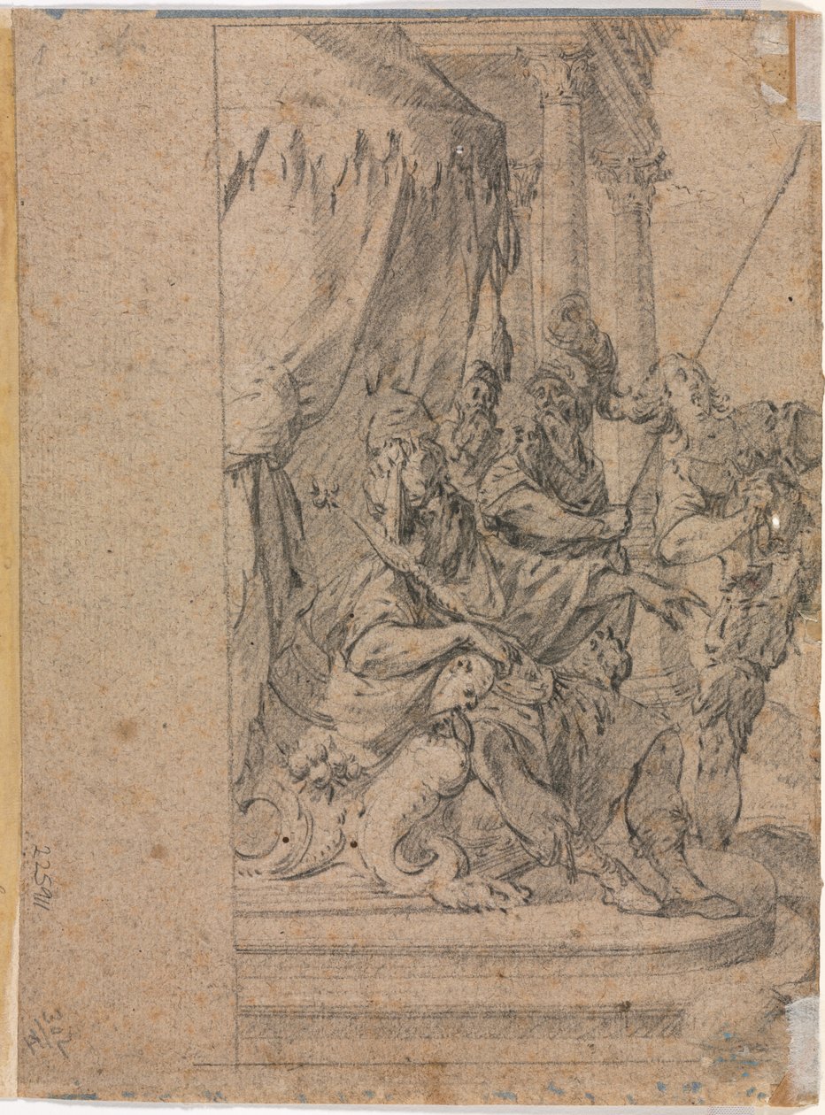 Panthea devant Cyrus verso, 1655-1660 - Michel Dorigny