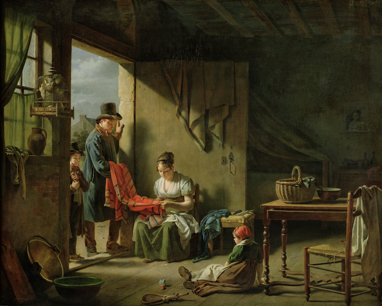 Le colporteur, 1812 - Michel Martin Drolling
