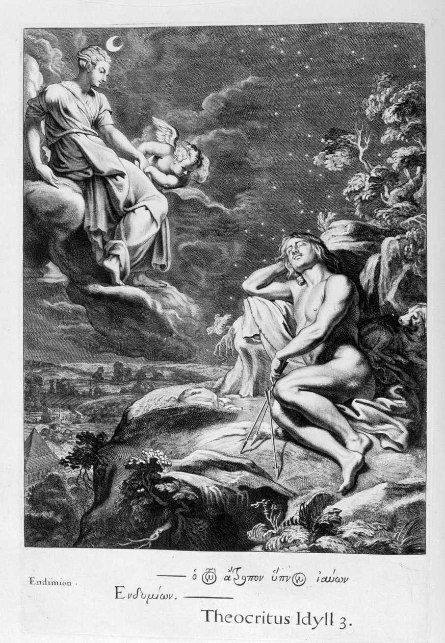 La Lune et Endymion, 1655 - Michel de Marolles