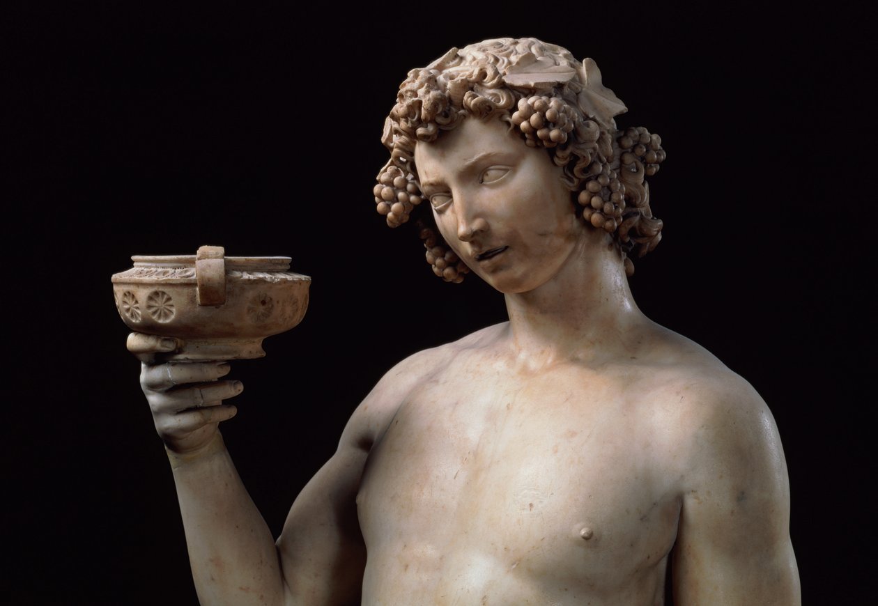Bacchus (détail), 1497 - Michelangelo Buonarroti
