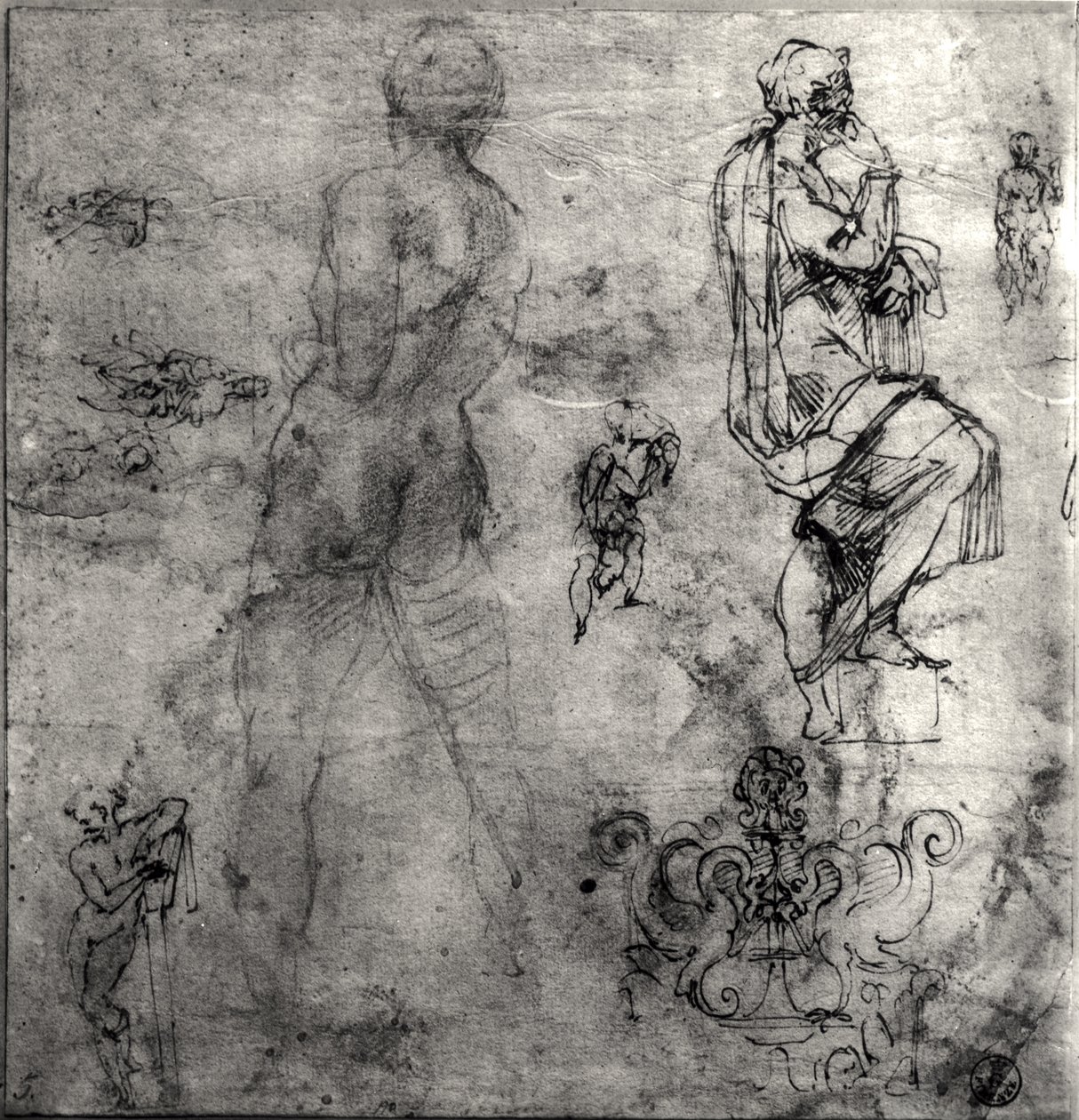 Études humaines et architecturales - Michelangelo Buonarroti