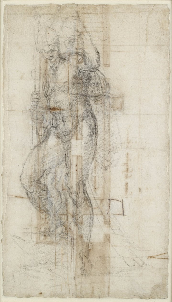 Étude de la Résurrection du Christ, vers 1532 - Michelangelo Buonarroti