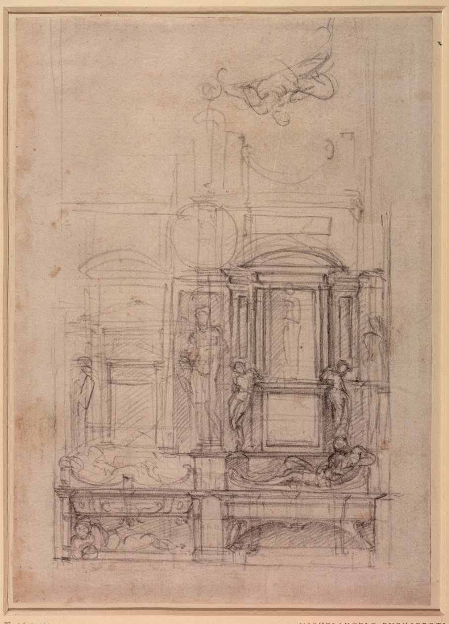 W.26r Conception pour la chapelle des Médicis dans l