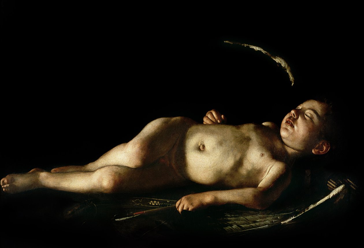 Cupidon endormi, 1608 - Michelangelo Merisi Caravaggio