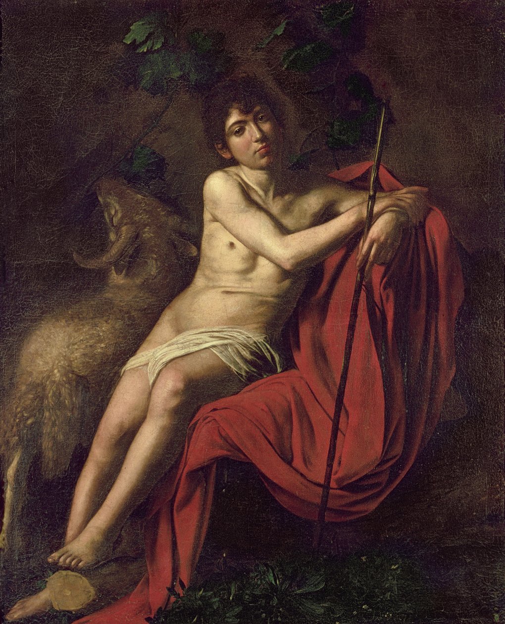 Saint Jean-Baptiste dans le désert, vers 1610 - Michelangelo Merisi Caravaggio