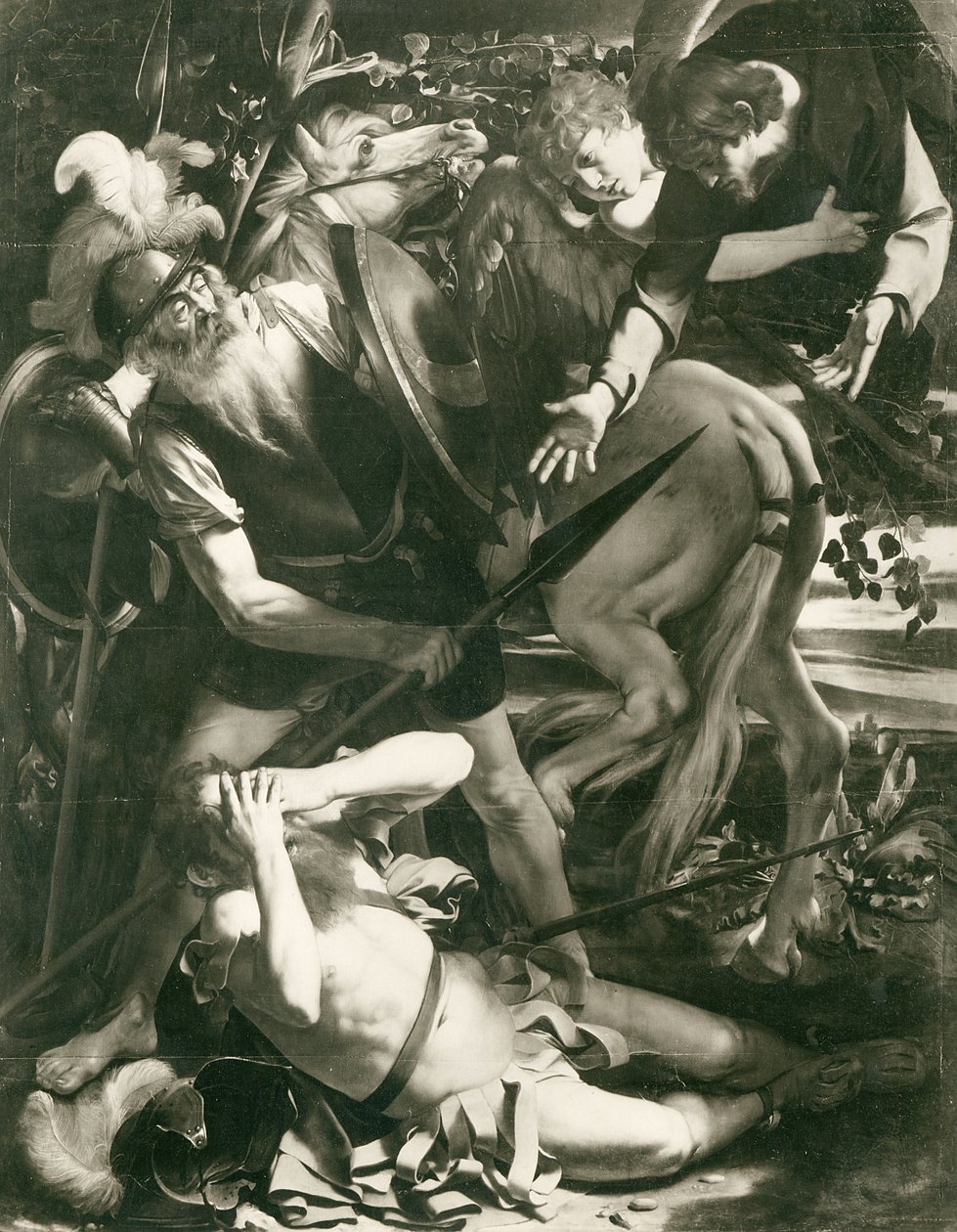La conversion de Saint Paul - Michelangelo Merisi Caravaggio