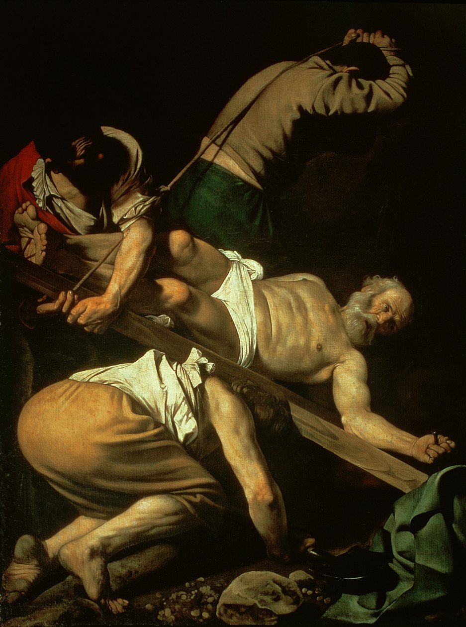 La Crucifixion de Saint Pierre, 1600-01 - Michelangelo Merisi Caravaggio