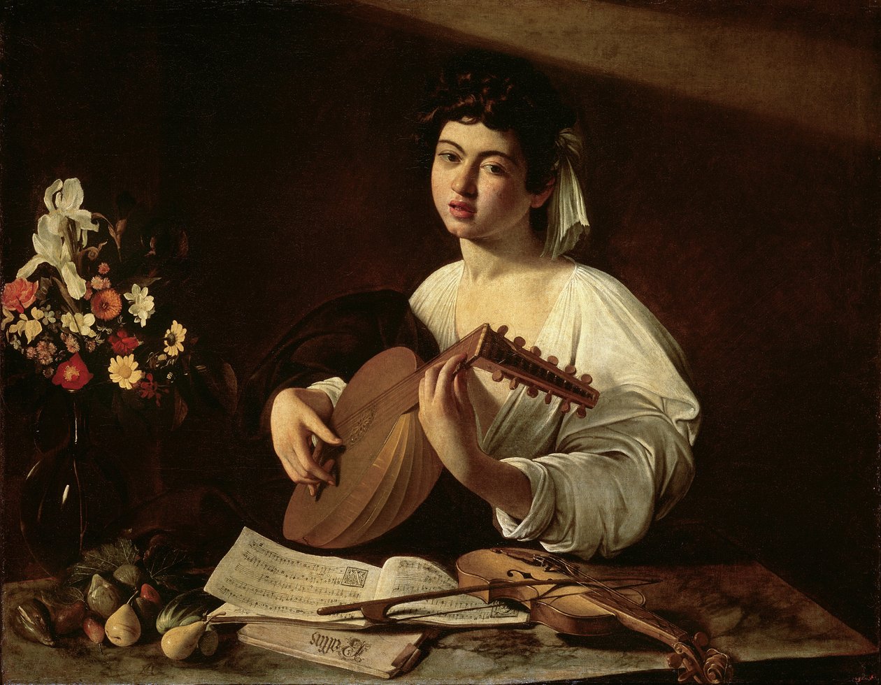 Le Joueur de luth, c.1595 - Michelangelo Merisi Caravaggio