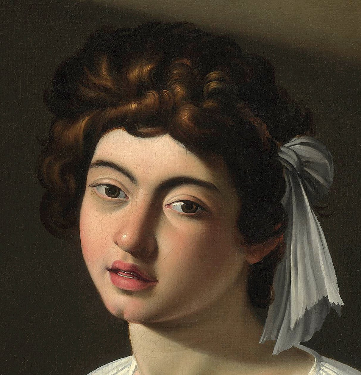 Le joueur de luth, vers 1595 (détail) - Michelangelo Merisi Caravaggio