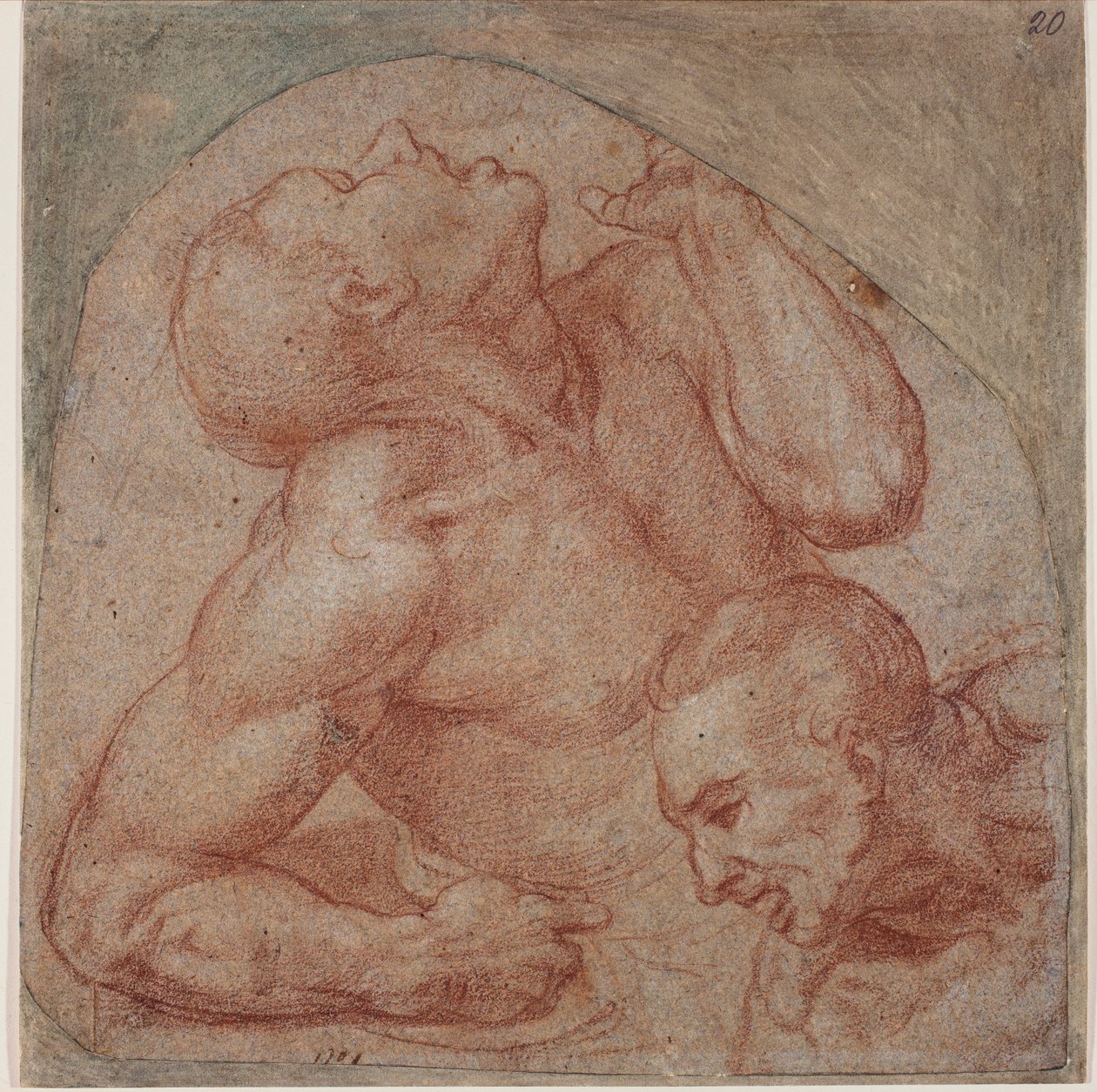 Copie du Jugement dernier - Michelangelo (after) Buonarroti