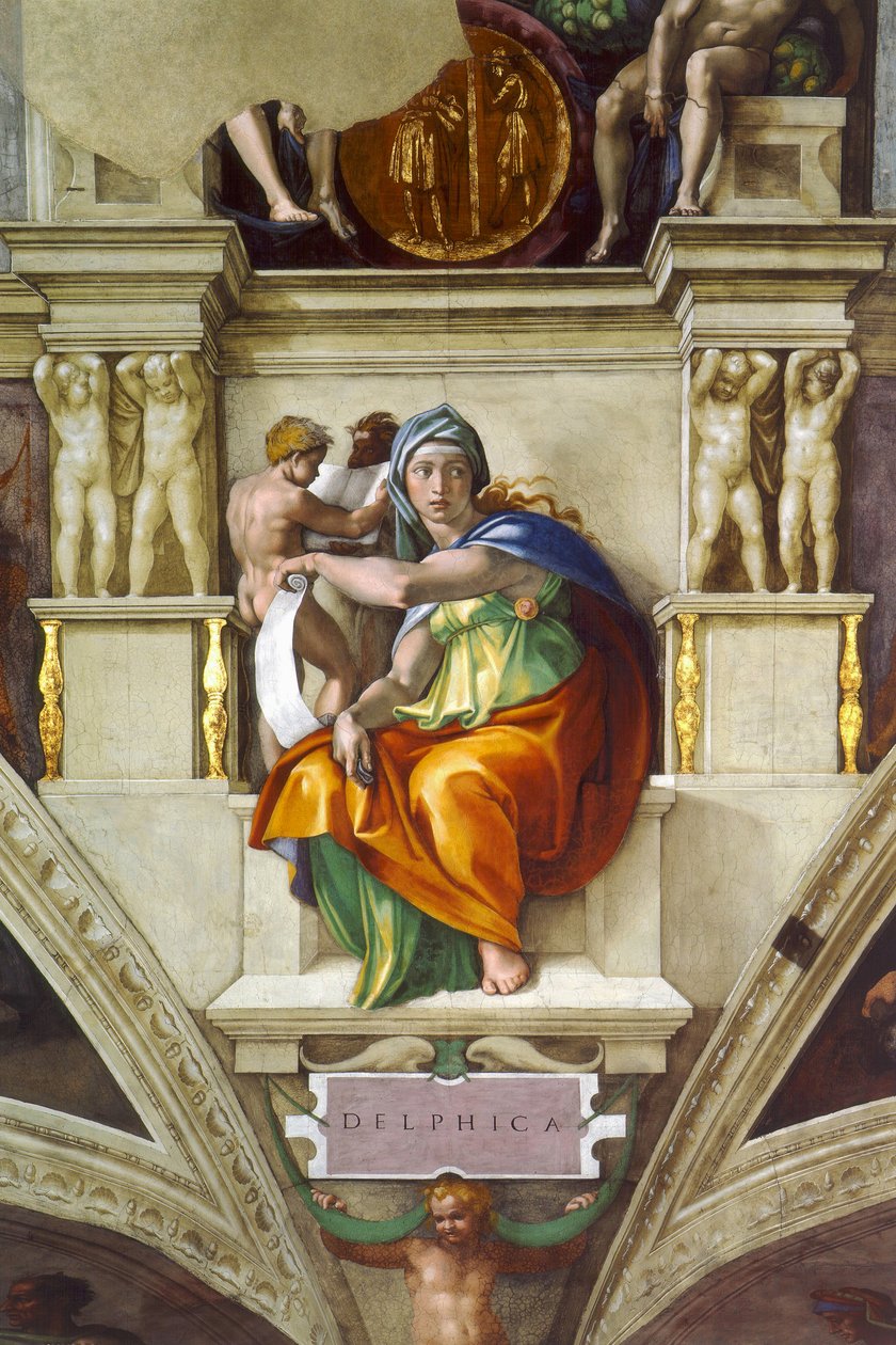 Sibylle de Delphes - Michelangelo Buonarroti