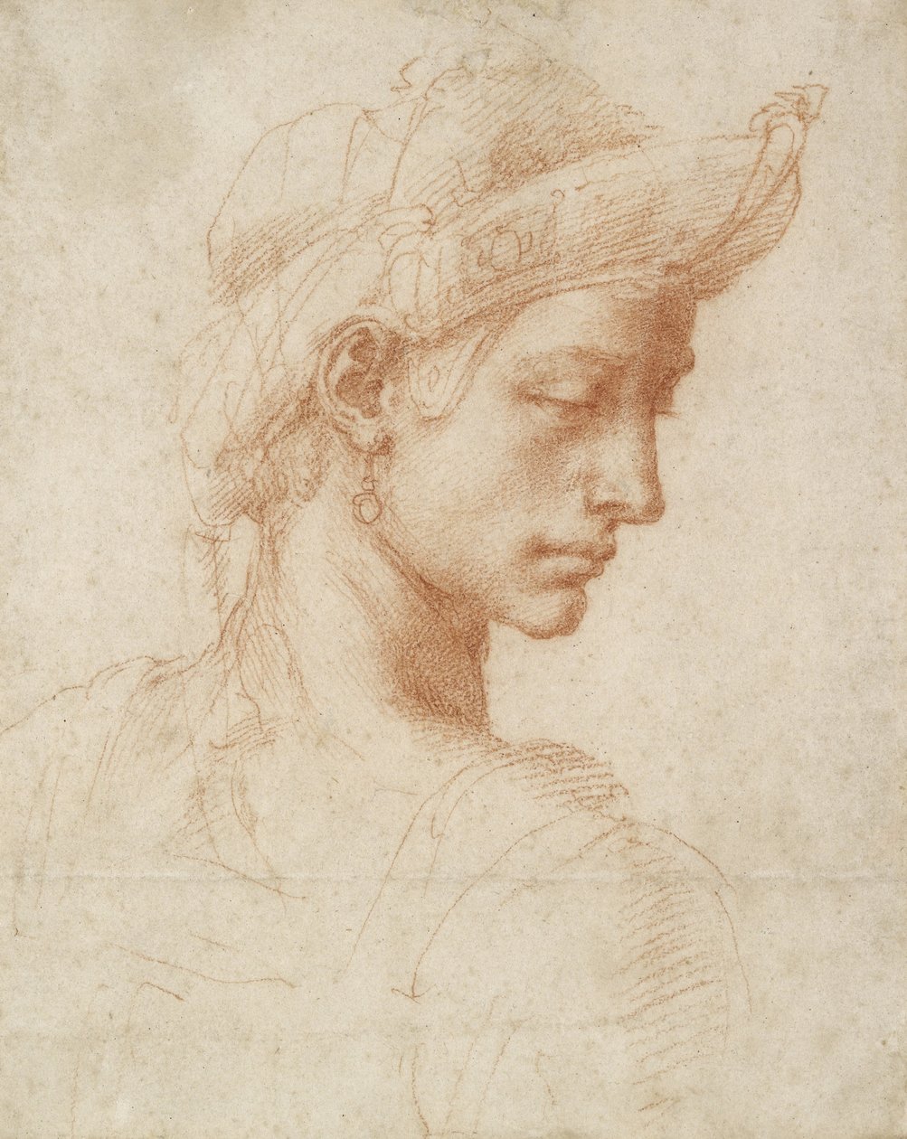 Tête Idéale, vers 1518-20 - Michelangelo Buonarroti