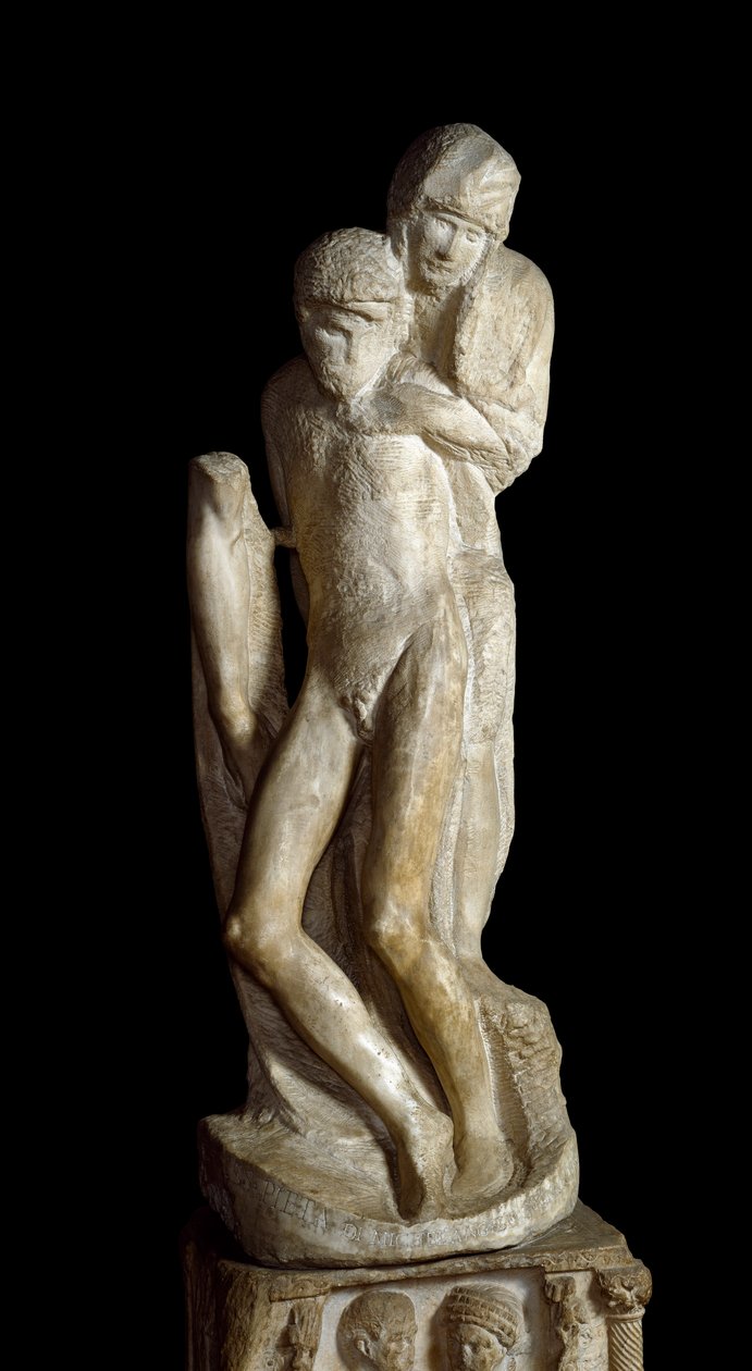La Pietà Rondanini. Sculpture - Michelangelo Buonarroti