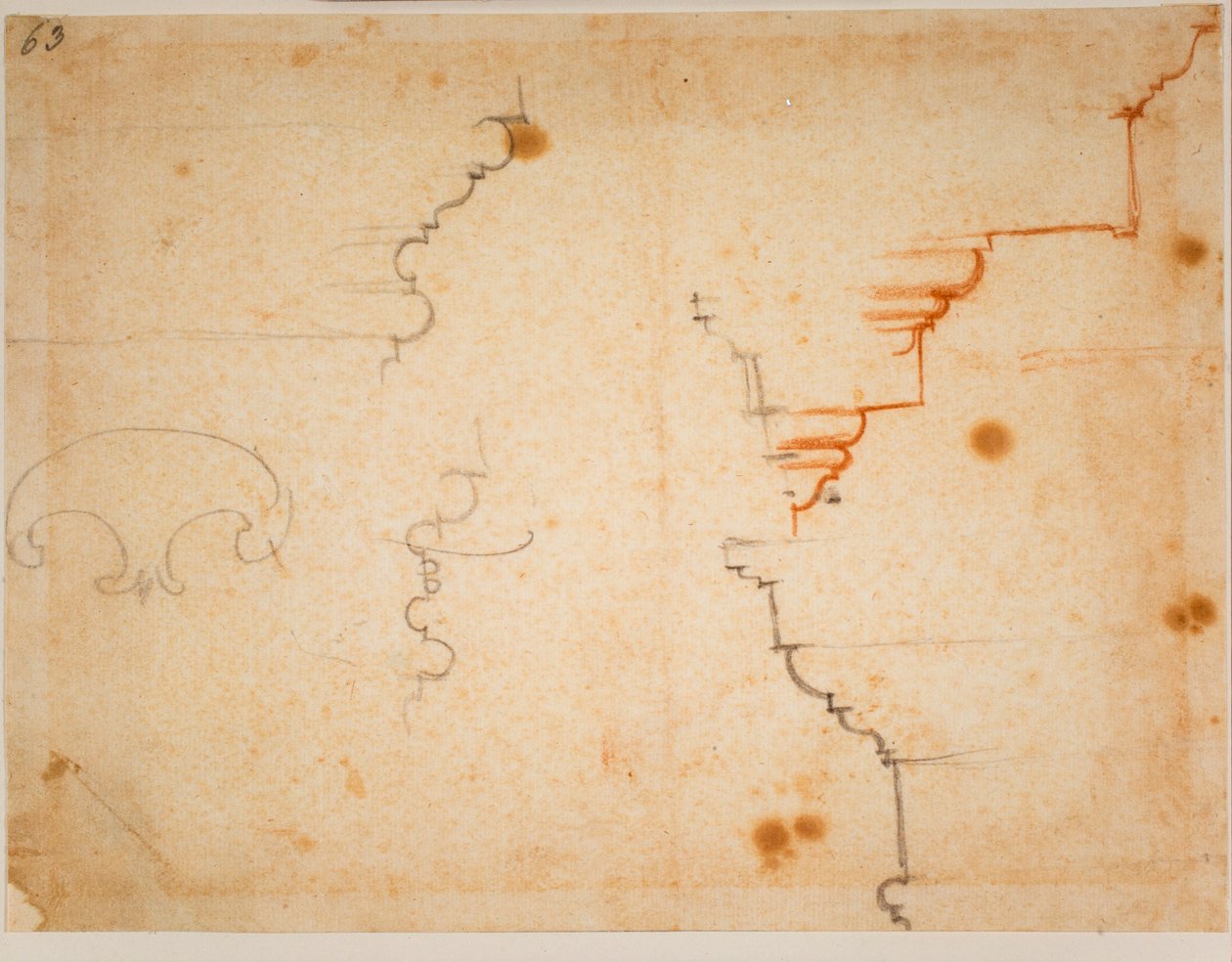 Profils architecturaux, XVIe siècle - Michelangelo Buonarroti