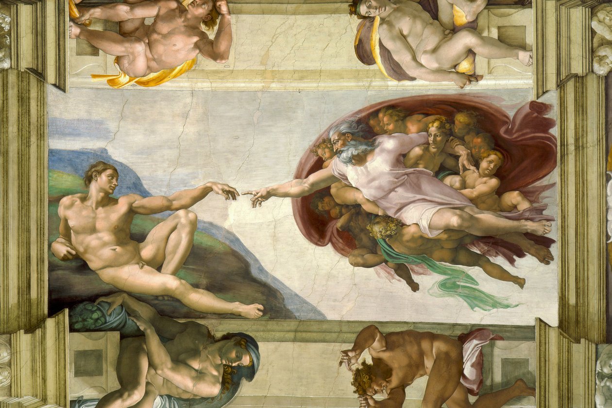 Plafond de la Chapelle Sixtine (1508-12) : La Création d