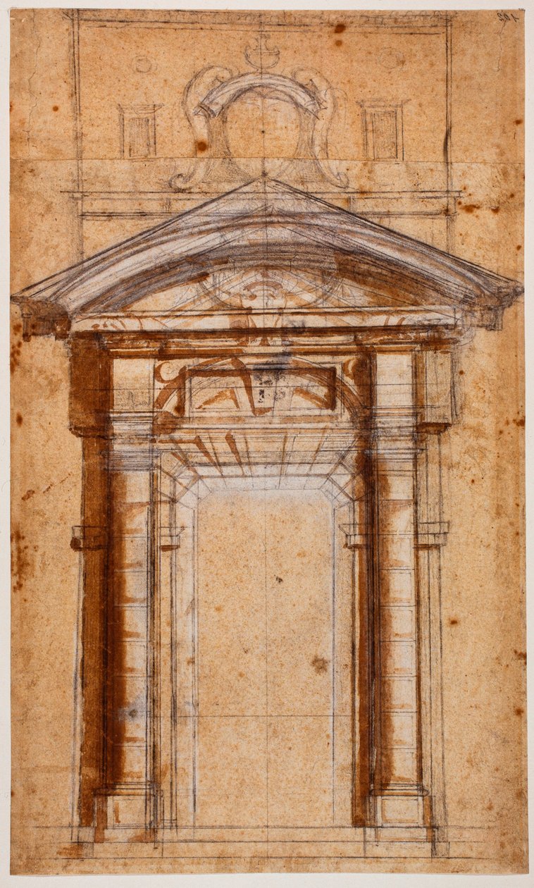 Étude pour Porta Pia - Michelangelo Buonarroti