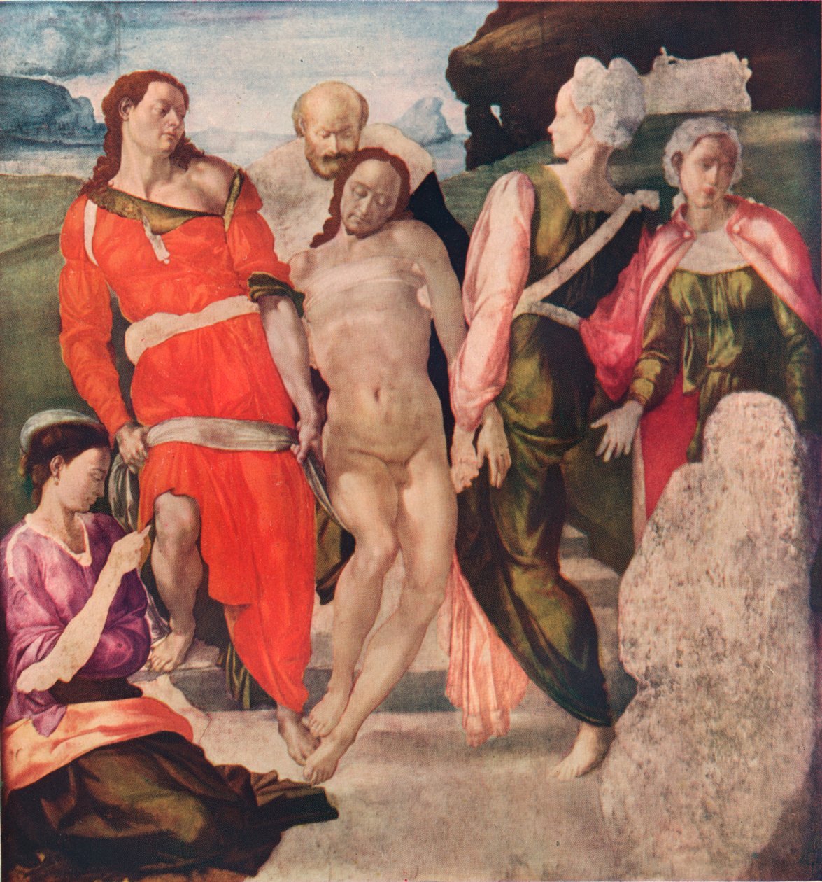 La Mise au tombeau - Michelangelo Buonarroti