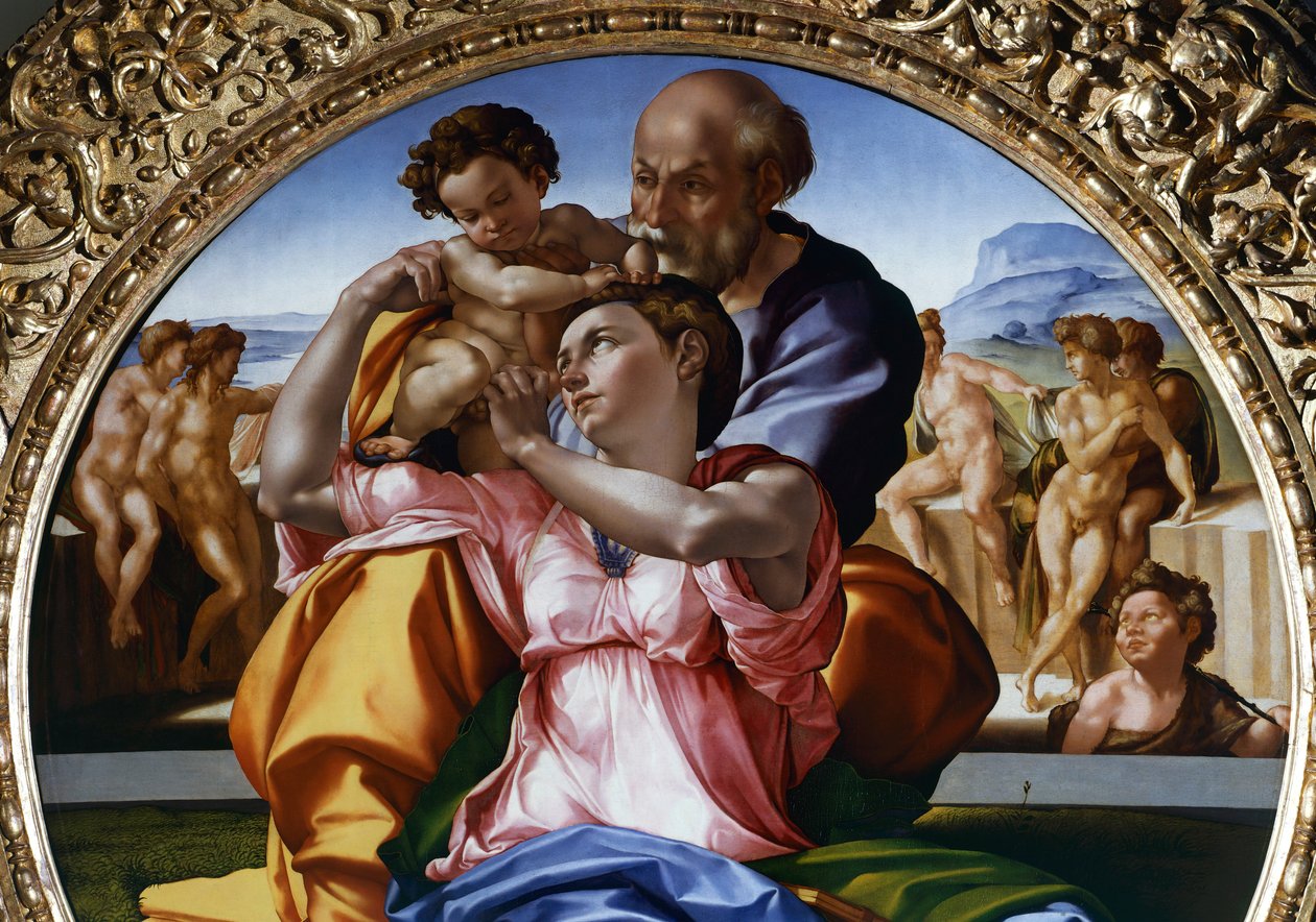 La Sainte Famille ou Tondo Doni - Michelangelo Buonarroti
