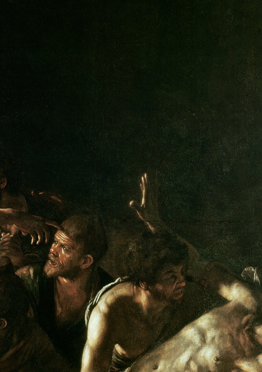 Résurrection de Lazare (détail) - Michelangelo Merisi Caravaggio