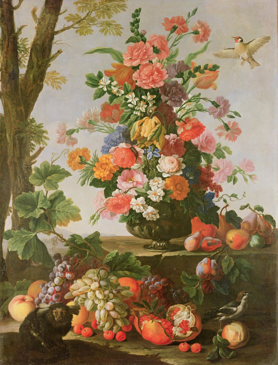 Pièce florale, XVIIe siècle - Michele Pace del Campidoglio
