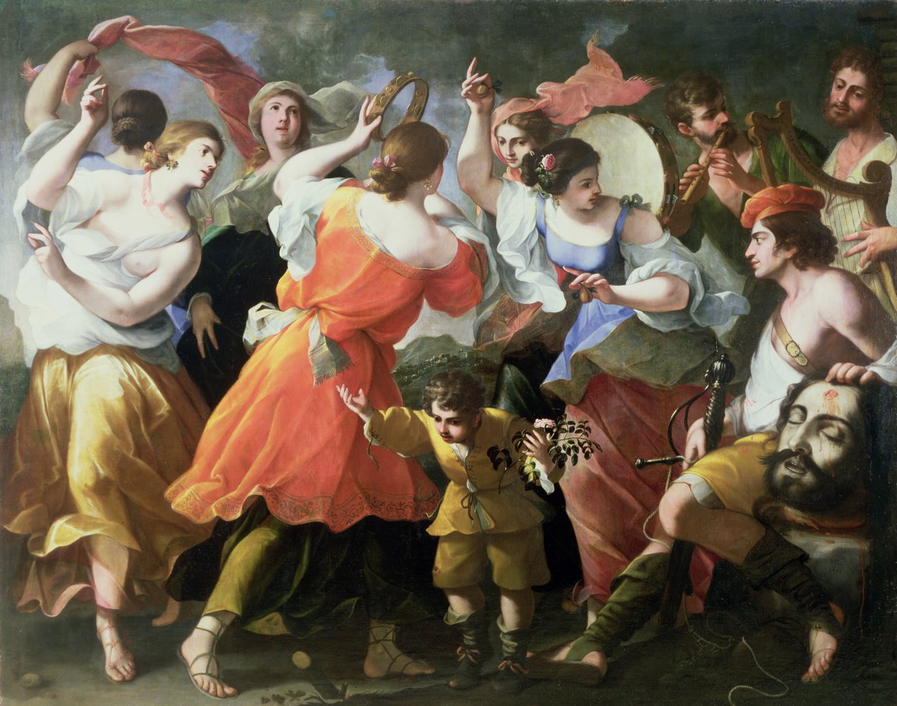 Le Triomphe de David - Michele (monogram M.R. von) Ragoglia
