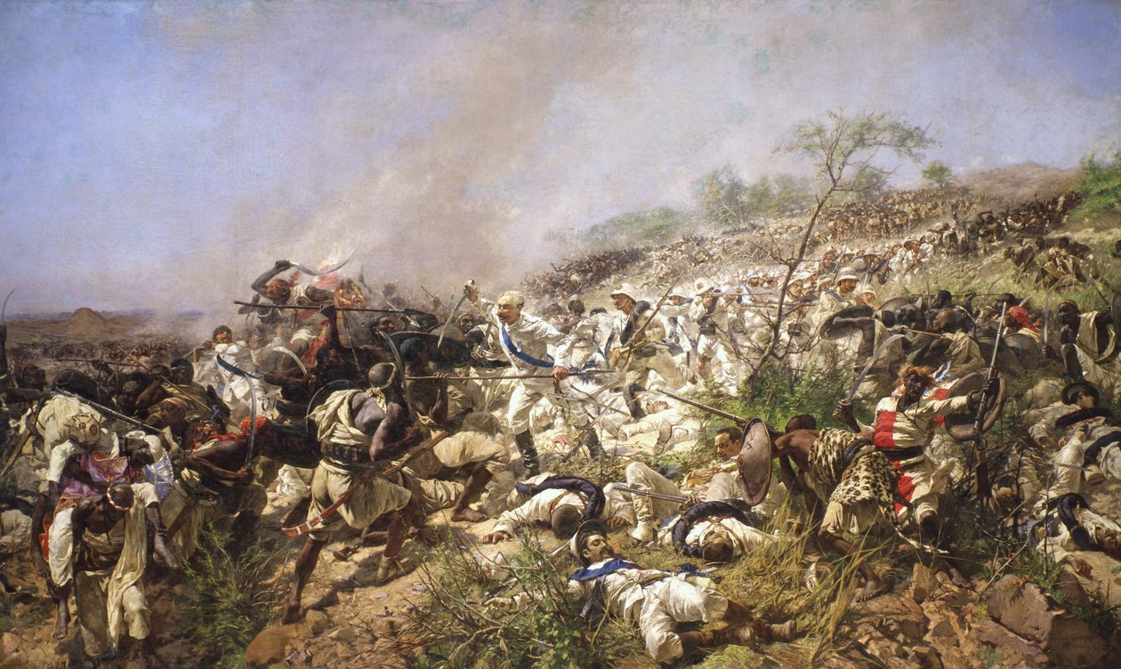 La Bataille de Dogali, 1896 - Michele Cammarano