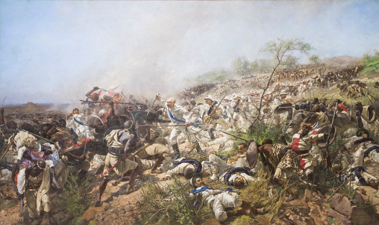 La bataille de Dogali - Michele Cammarano