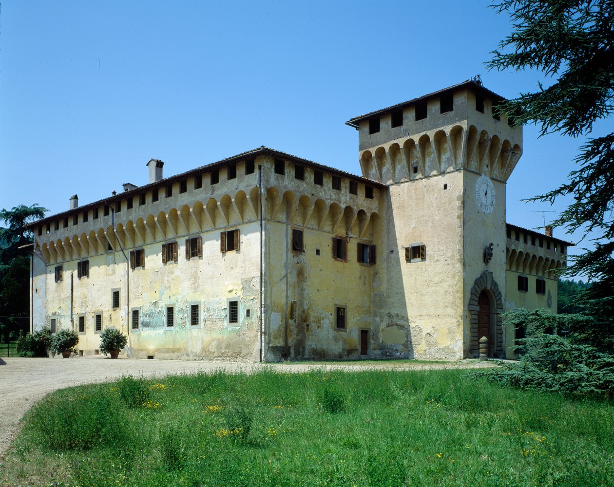 Villa Medicea di Cafaggiolo, commencée en 1451 - Michelozzo di Bartolommeo