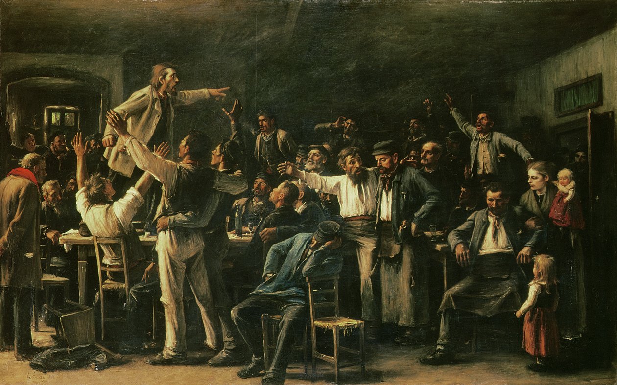 Grève, 1895 - Mihály Munkácsy