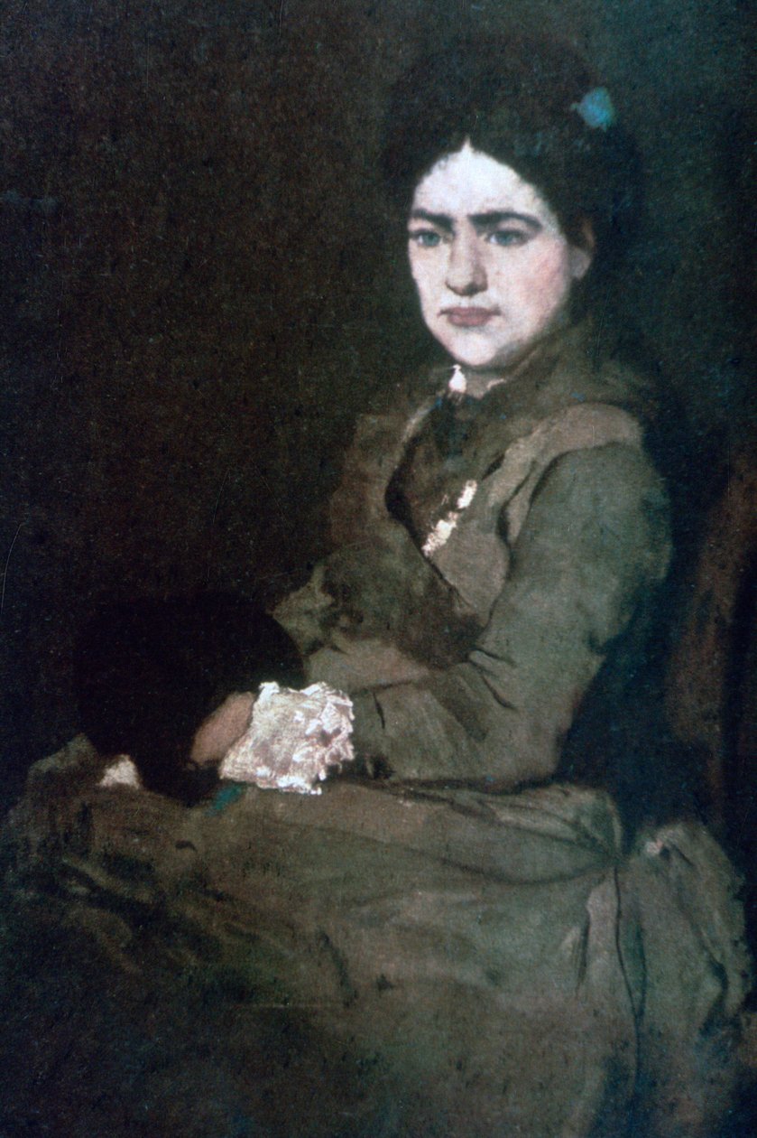 Mme Munkacsy, vers 1864-1900 - Mihály Munkácsy