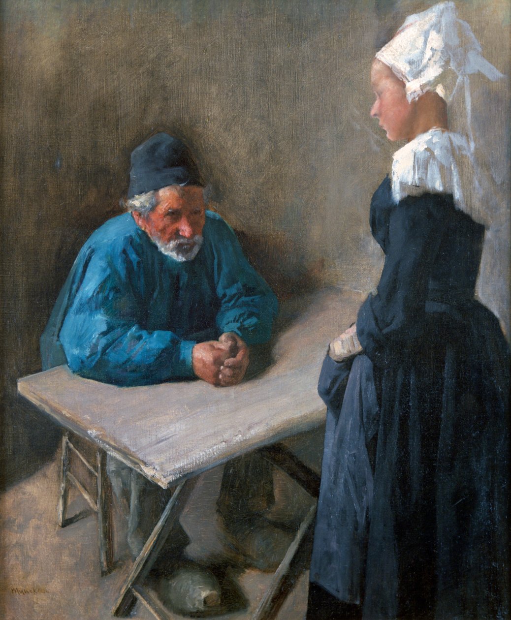 Les fiançailles de la servante, vers 1864-1900 - Mihály Munkácsy