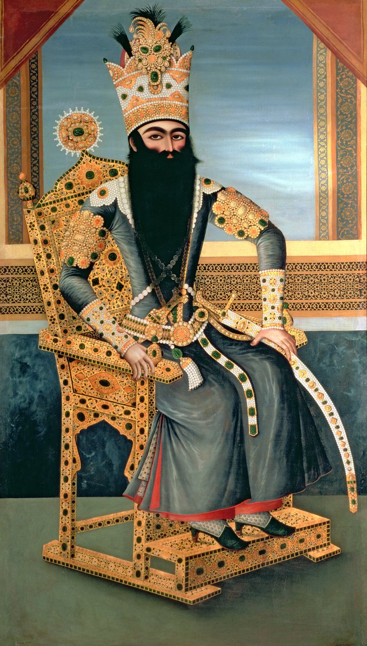 Portrait de Fath Ali Shah (1762-1834) c.1805 - MihrAli MihrAli