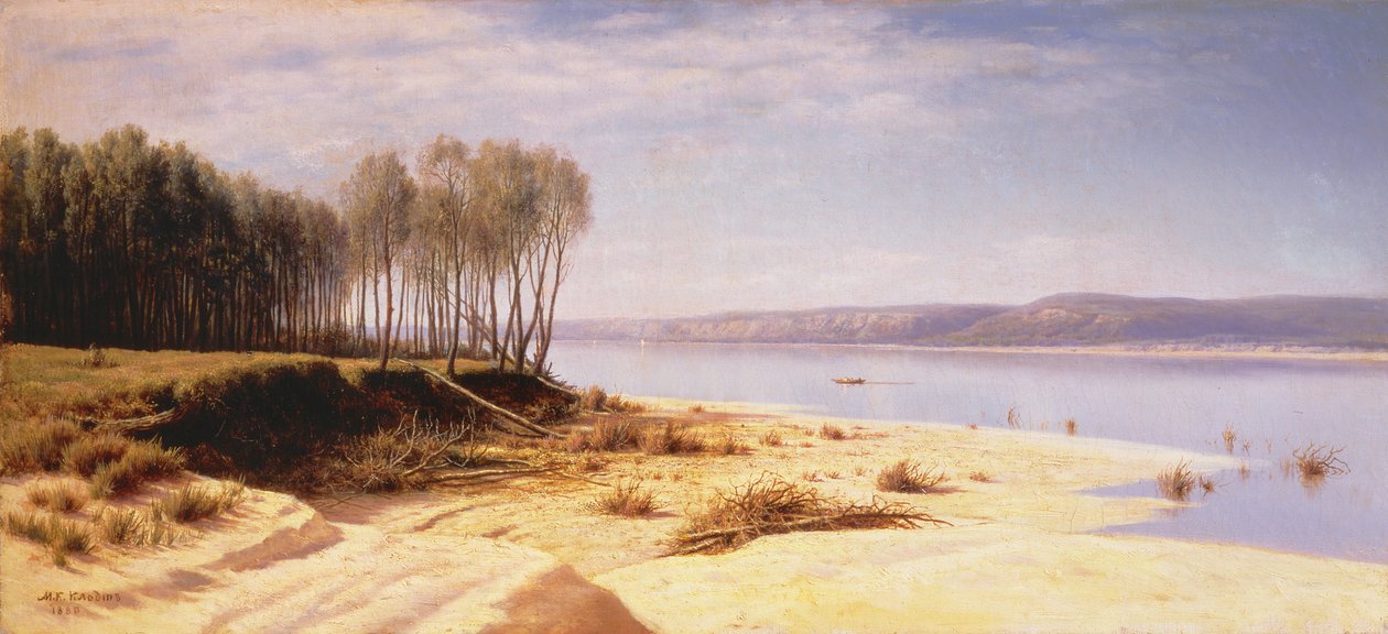 Sur la Volga, 1880 - Mikhail Konstantinovich Klodt