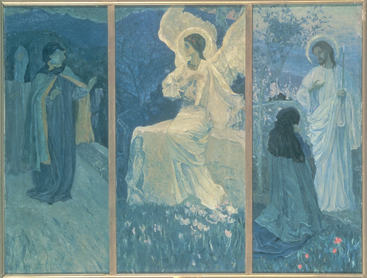 Le triptyque de la Résurrection, 1922 - Mikhail Vasilievich Nesterov