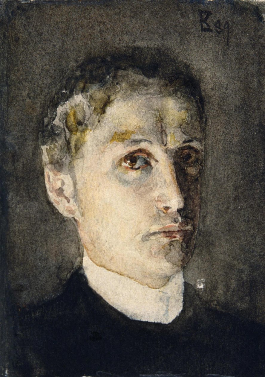 Autoportrait, 1889 - Mikhail Aleksandrovich Vrubel