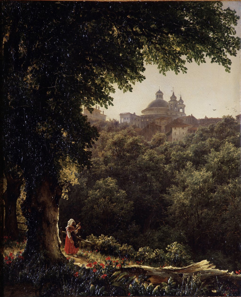 Ariccia près de Rome - Mikhail Ivanovich Lebedev