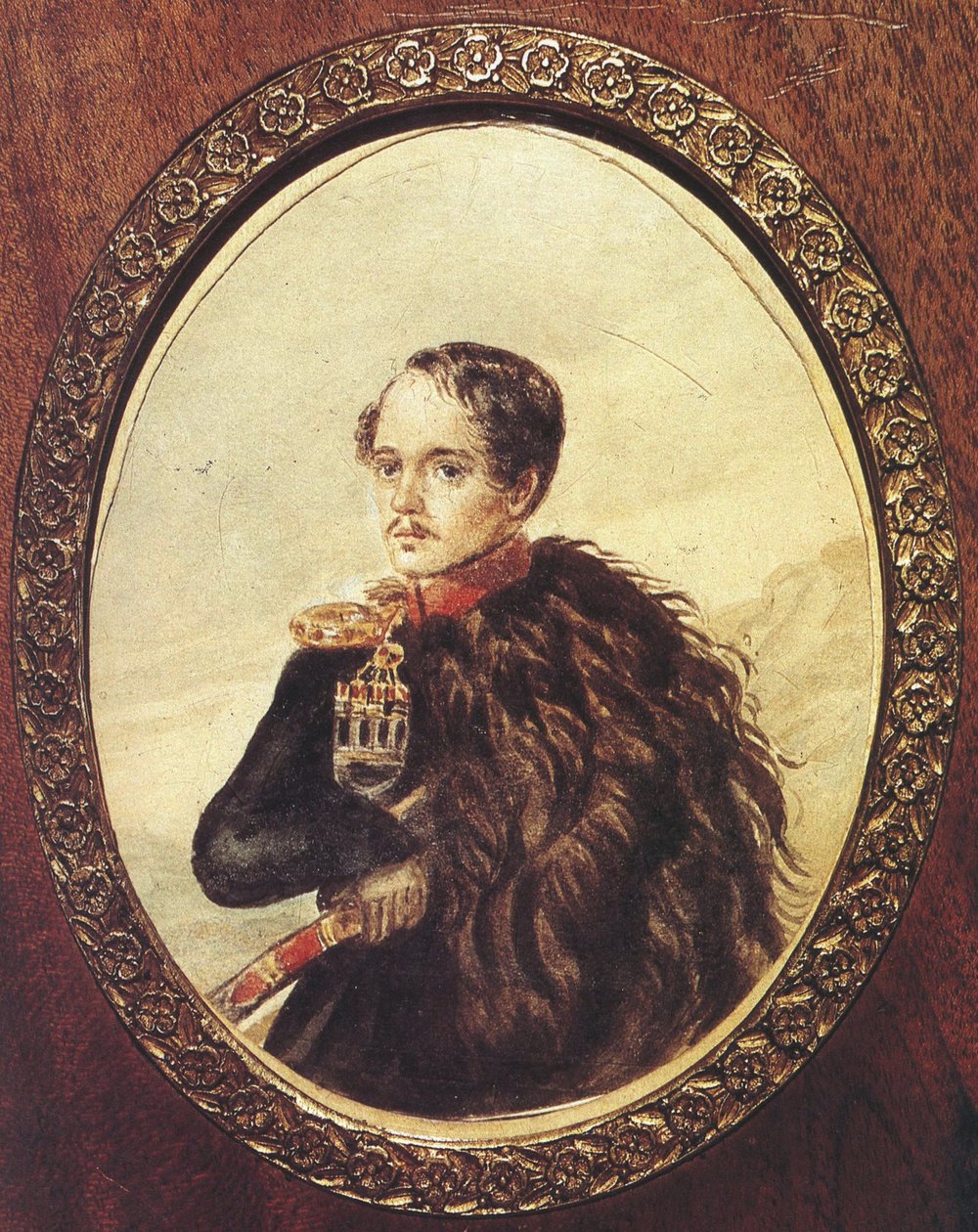 Autoportrait, 1837 - Mikhail Yuryevich Lermontov