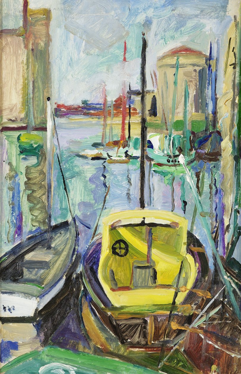 Le Vieux Port, La Rochelle, vers 1930 - Mildred Bendall