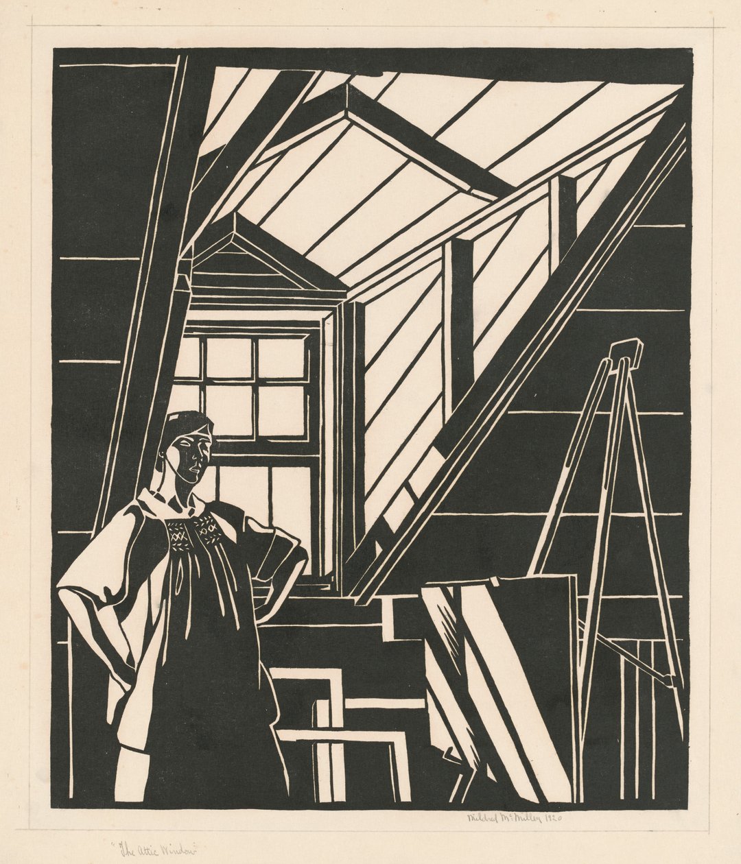 La fenêtre du grenier - Mildred McMillen