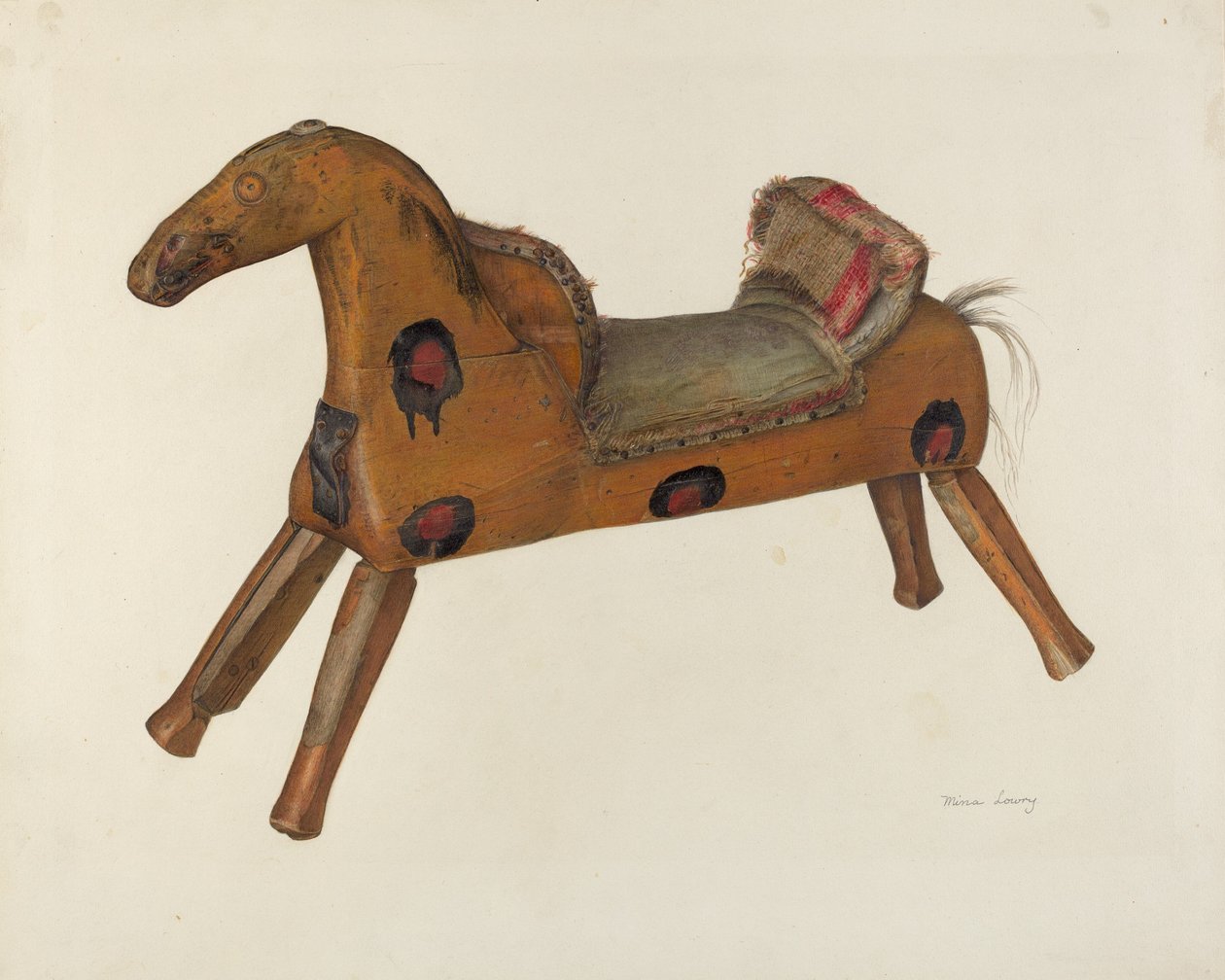 Cheval à Bascule - Mina Lowry