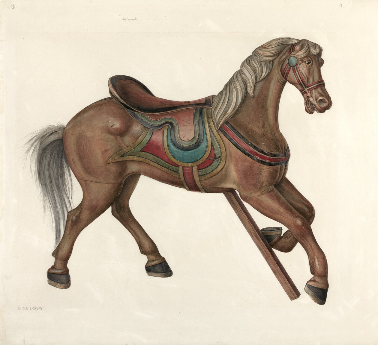 Cheval à bascule - Mina Lowry