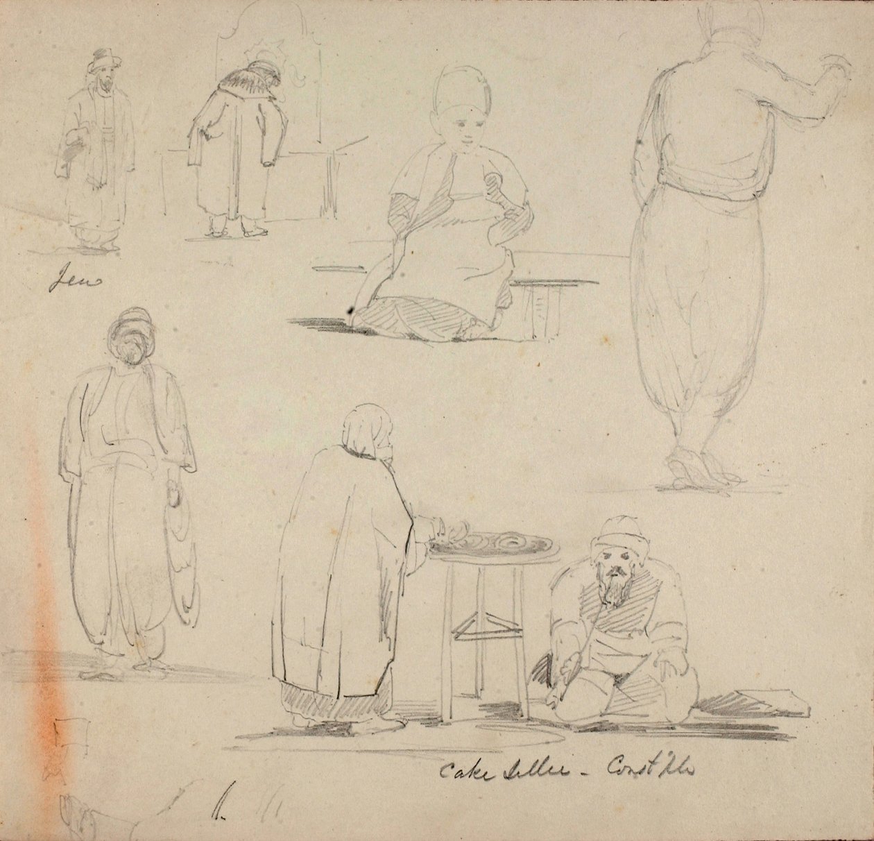 Vendeur de gâteaux, Constantinople - Miner Kilbourne Kellogg