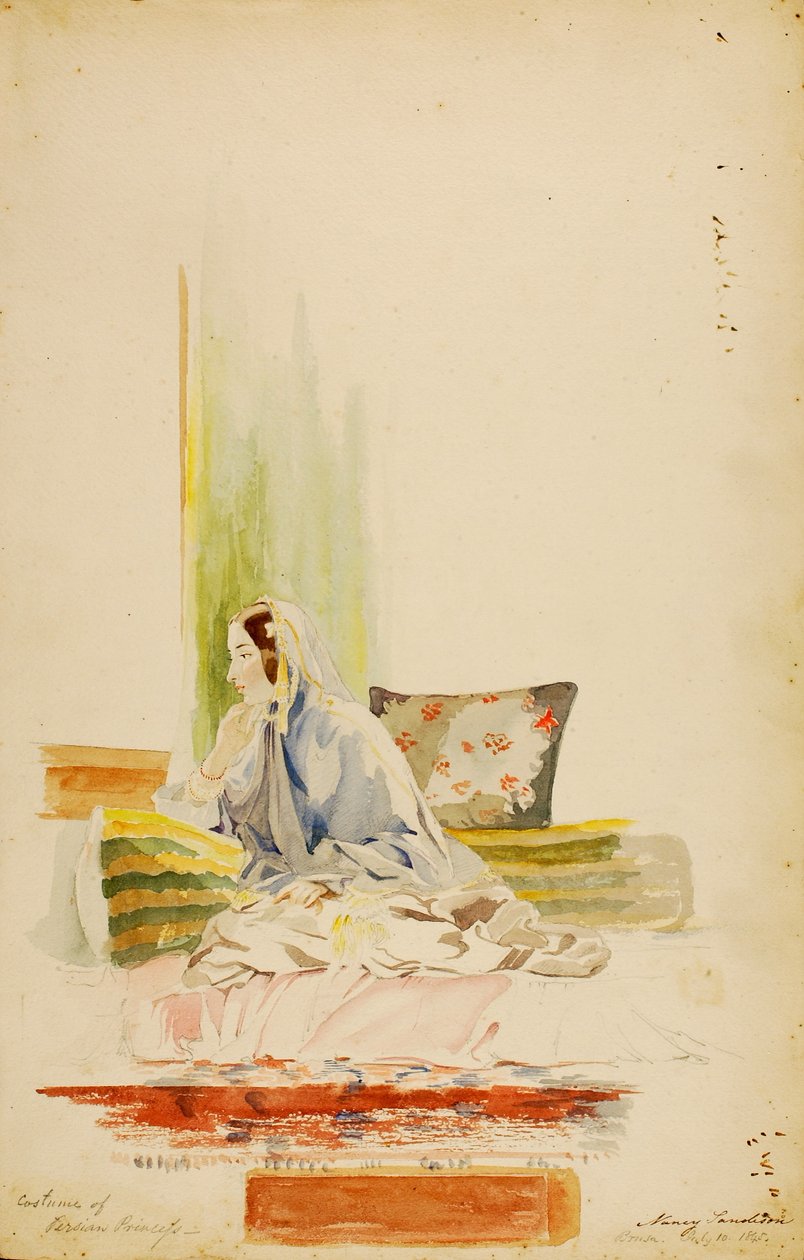Costume de la princesse persane Brusa - Miner Kilbourne Kellogg