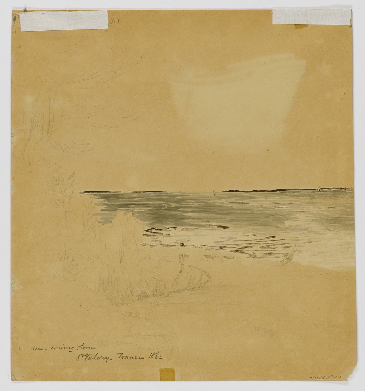 Mer, tempête à venir, Saint Valery - Miner Kilbourne Kellogg